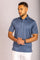 Steel Blue Performance Polo Shirt