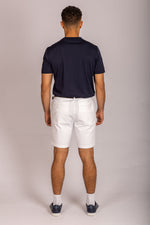 Featherstone London navy crew neck T-shirt - back view