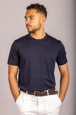 Featherstone London navy crew neck T-shirt