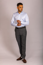 Light Blue & White Business Shirt