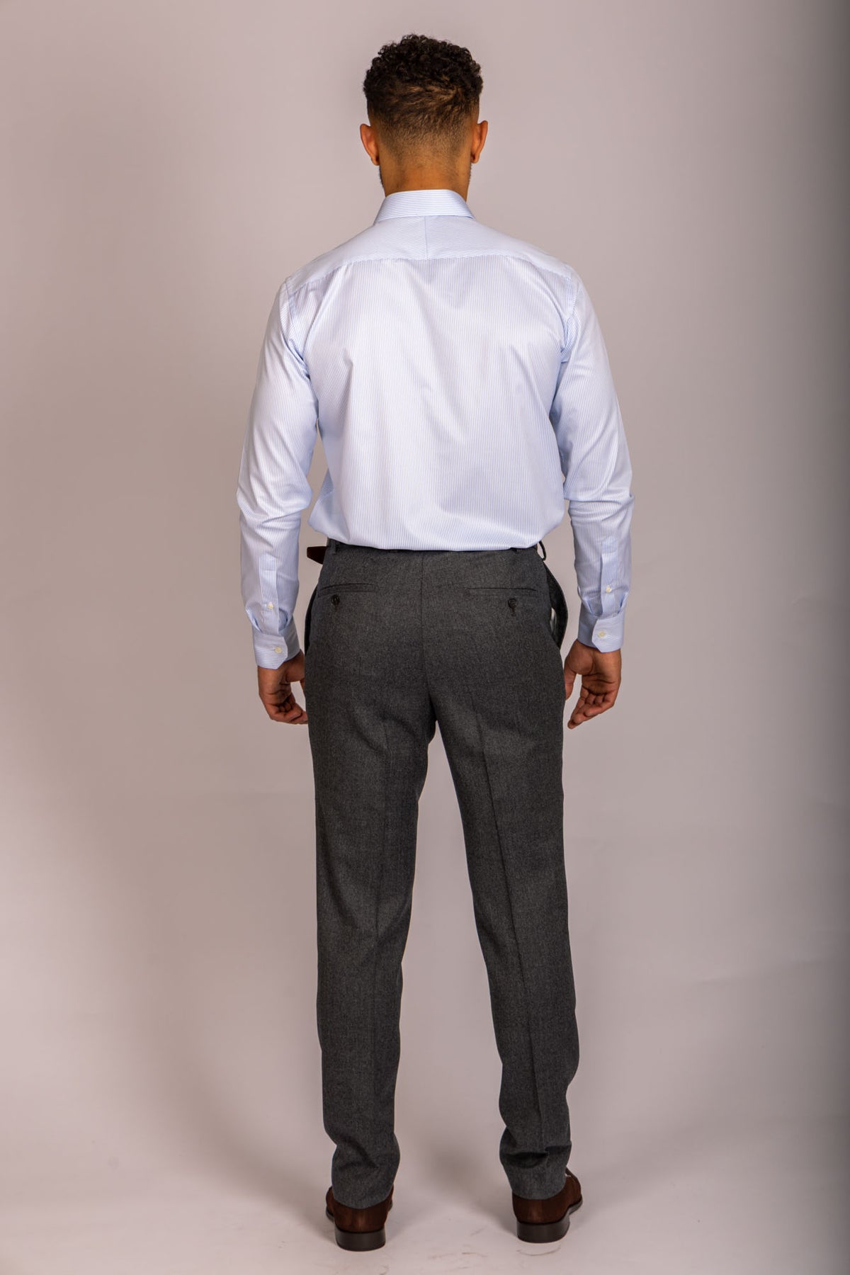 Light Blue & White Business Shirt