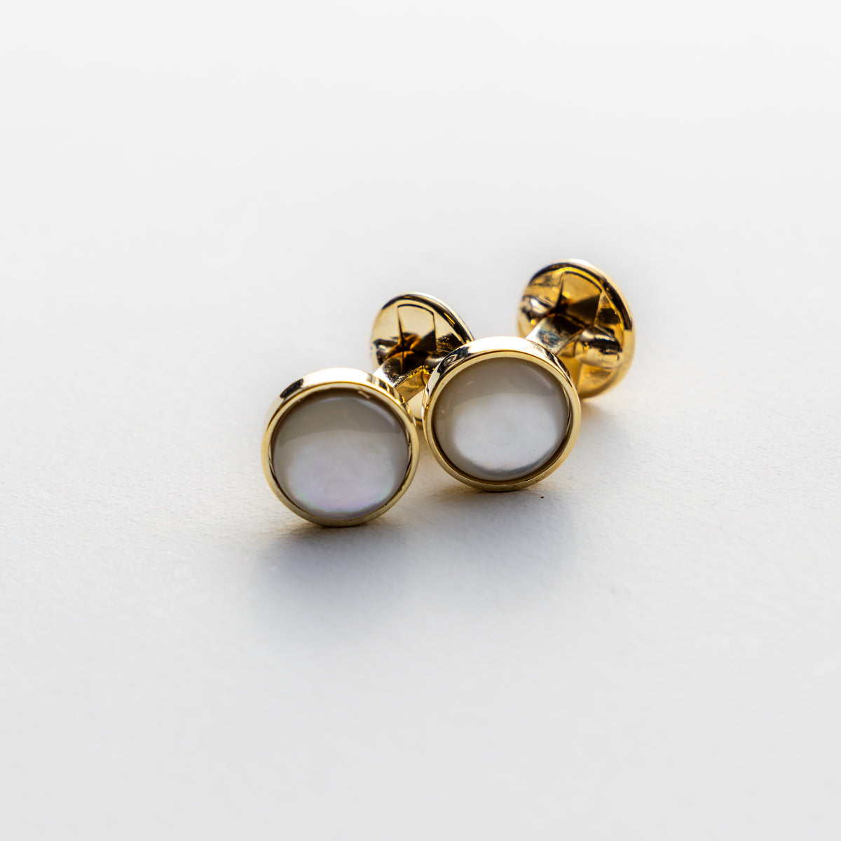 Mother of Pearl & Gold Plated Cufflinks