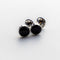 Black Onyx & Rhodium Cufflinks