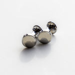 Polished Rhodium Cufflinks