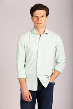 Mint Green Jersey Shirt - Featherstone London men's shirting
