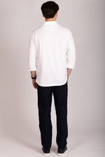 White Jersey ShirtFeatherstone London men's shirting - Back View